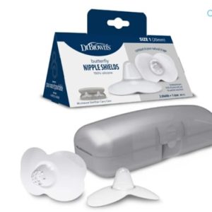 Pezoneras de silicona + Estuche Esterilizador – Talla 1, BF050