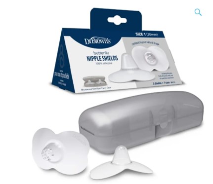 Pezoneras de silicona + Estuche Esterilizador – Talla 1, BF050