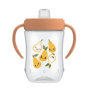 Vaso de Transición con Boquilla Suave de 9oz/270ml – Naranja – Peras, TC91023