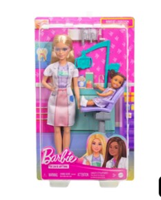 Muñeca Barbie Dentista, Mattel-JCR74